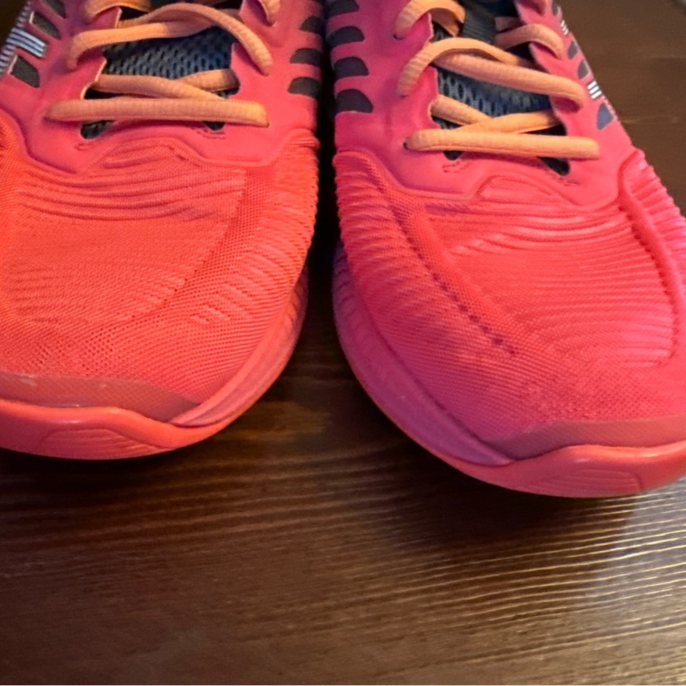 Asics fuzeGEL Womens Size 9.5 Athletic Running Shoes Orange Gray - Picture 4 of 7